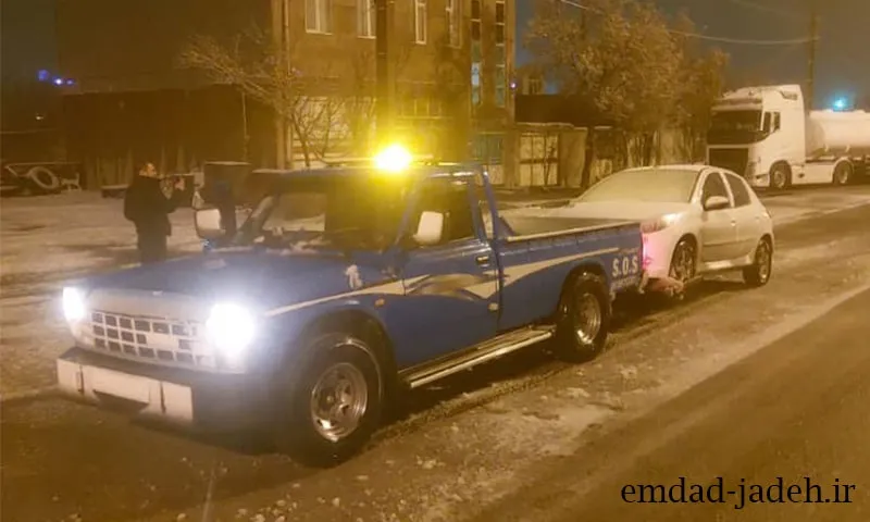 یدک کش سلفچگان - حمل خودرو با نیسان چرخگیر